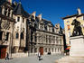 Place du Tribunal, statue of Chevalier Bayard former Dauphine governor.