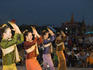 Dancers at Songkran festival.