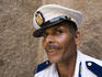 Security guard at pyramids of Giza.
