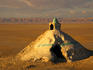 Mausoleum made entirely from salt at Chott el Jerid, south of Tozeur.
