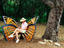 Butterfly chair, Botanical Gardens, Austin