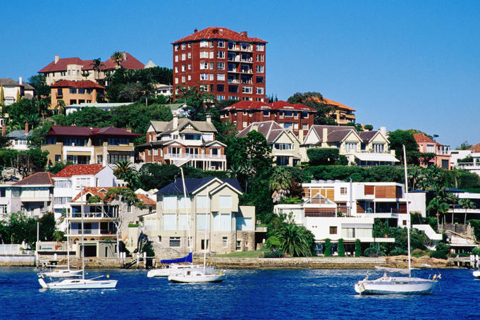 Waterfront home, Port Jackson southside.