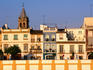 Building facades along Guadalquivir river.