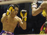 Thai boxing in Sanam Muay Ratchadamnoem boxing stadium.