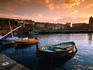 Sunrise on port.