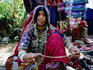 Portrait of Karnataka tribal woman at market, Anjuna