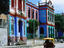 buildings and taxi, Iquitos