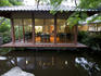 Japanese styled gardens, buildings of Zai Japanese Restaurant.