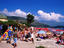 Crowded Beach, Budva, Montenegro.