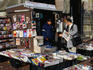 News stand in front of the Old South Church, Copley Square, Back Bay - Boston, Massachusetts