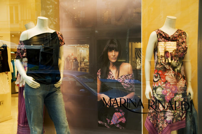 Marina Rinaldi fashion designer store, Calle de Serrano.