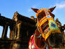 Decorated horse which locals pay to use for photos in front of Angkor Wat.