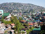 View upon residential area of Baguio City, Benguet, Luzon Island, Philippines
