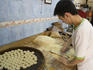 Preparing Macanese cookies.