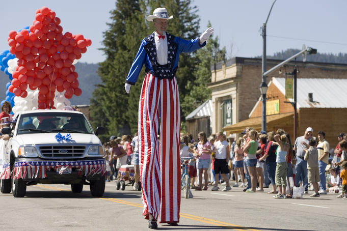 July 4th celebration parade.