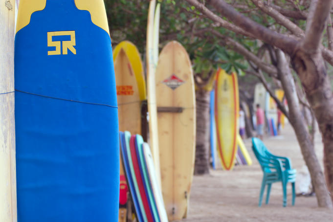 Surfboards for hire