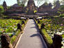 Ubud Water Palace (Pura Taman Saraswati) with lily pond in foreground.
