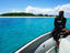 Boatman on phone, Zanzibar Archipelago