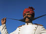 Rajput man with enormous moustache.
