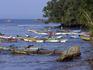 Fishing fleet at Pantai Timur.