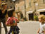 Children blow bubbles, Umbria