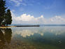 Fisherman on the jetty, Lago di Trasimeno, Castiglione del Lago.