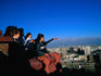 Santiago skyline from the Cerro Santa Lucia.