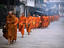 Monks, Tak Baat, Laos