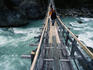 Crossing a river - Queulat Parque Nacional, Aisen del General Carlos Ibanez del Campo