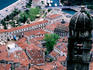 High angle view of Kotor and Europe's southernmost fjord.