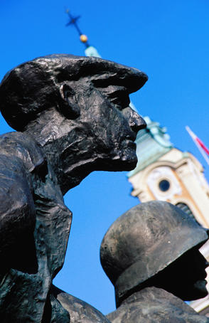 Monument to Warsaw Uprising.