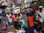 Street vendors, Central Market, Mauritius