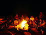 Campfire sing-along at Grand Canyon West Ranch, near Meadview.