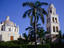 Palm trees, domes and towers: the Cathedral at Veracruz