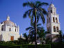 Palm trees, domes and towers: the Cathedral at Veracruz