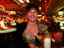 Waitress with cocktails at Excalibur Hotel.