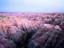 Big Badlands Overlook at Dusk.