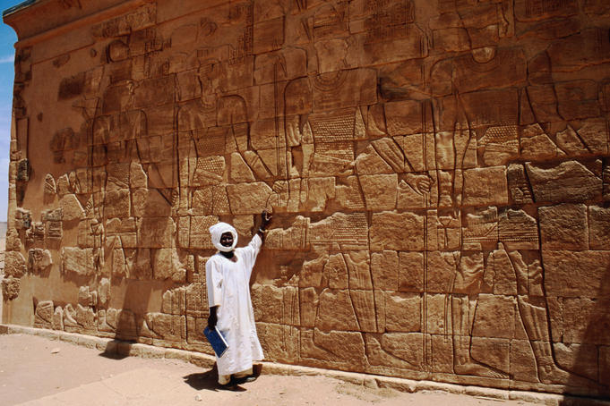 Lion Temple of Apedemak, Musawarat north of Khartoum.