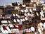 Satellite dishes on rooftops, Fès