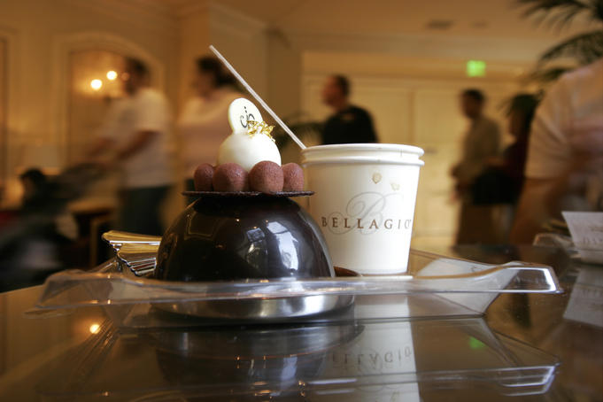 Coffee in Bellagio Hotel and Casino.