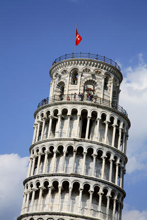 Leaning Tower of Pisa.