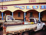 Ute in front of The Club Ravenshoe.