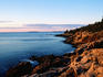 Jagged coastline of the Atlantic.
