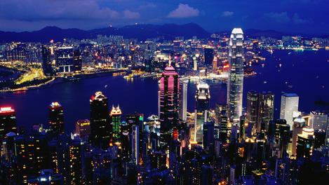 Hong Kong Island skyline, Victoria Harbour