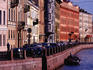 Canal side buildings.