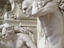 Caryatids on facade of House of the Four Idiots (Dum u ctyr mamlasu) Svobody square (Namesti Svobody).