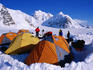 Climbers' camp, Kahiltna Glacier.