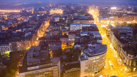 Central Belgrade, Serbia