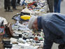 Sunday flea market in Zemun, Outer Belgrade.