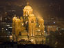 Sveti Marko Orthodox Church at night, Central Belgrade.